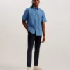 VERDON Short Sleeve Seersucker Shirt