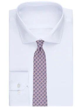 VERNON Roundel Print Silk Tie