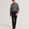 VYSER Jacquard Check Woven Long Sleeve Shirt