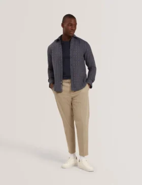 VYSER Jacquard Check Woven Long Sleeve Shirt