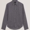 VYSER Jacquard Check Woven Long Sleeve Shirt