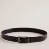 WAIDE Woven Texture Leather Belt