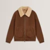 WALD Shearling Leather Aviator Jacket