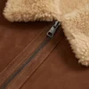 WALD Shearling Leather Aviator Jacket