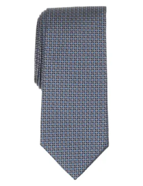 WALDRAM Grid Dot Silk Tie