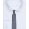 WALDRAM Grid Dot Silk Tie