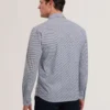 WAVEY Long Sleeve Geo Print Shirt