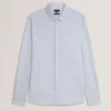WAVEY Long Sleeve Geo Print Shirt