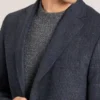 WELLINGTON Single Breasted Two Button Notch Patch Pocket Weave Jacket