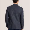 WELLINGTON Single Breasted Two Button Notch Patch Pocket Weave Jacket