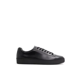 WESTWOOD Black Leather Cup Sole Sneakers