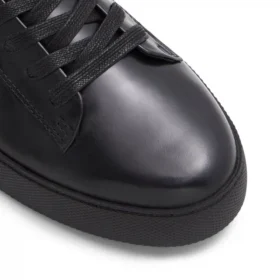 WESTWOOD Black Leather Cup Sole Sneakers