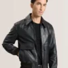 WHISTLER Leather Bomber Jacket