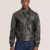 WHISTLER Leather Bomber Jacket