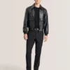 WHISTLER Leather Bomber Jacket