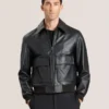 WHISTLER Leather Bomber Jacket