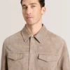 WILBUR Suede Shirt Jacket