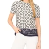 WILLOWW Tile Print Crew Neck T-Shirt