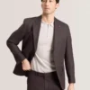 WINFRED Linen Modern Fit Suit Jacket