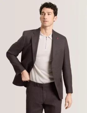 WINFRED Linen Modern Fit Suit Jacket