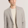WINFRED Mixed Plaid Wool Tailored Blazer