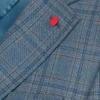 WINFRED Mixed Plaid Wool Tailored Blazer