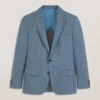 WINFRED Mixed Plaid Wool Tailored Blazer