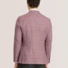 WINFRED Plaid Silk Blend Woven Blazer