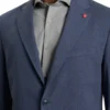 WINFRED Single Breasted Two Button Notch Flat Front Seersucker Suit Jacket