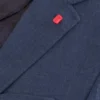 WINFRED Single Breasted Two Button Notch Flat Front Seersucker Suit Jacket