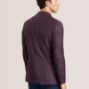 WINFRED Single Breasted Two Button Notch Fully Fashioned Plaid Jacket