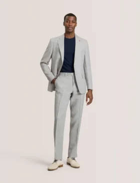 WINTER Flat Front Linen Suit Pant