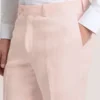 WINTER Flat Front Linen Suit Pant
