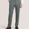 WINTER Flat Front Plaid Suit Pant