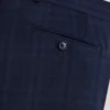 WINTER Flat Front Plaid Suit Pant