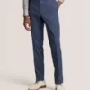 WINTER Flat Front Seersucker Suit Pant
