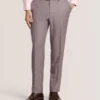 WINTER Sharkskin Wool Modern Fit Suit Pants