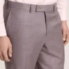 WINTER Sharkskin Wool Modern Fit Suit Pants