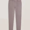 WINTER Sharkskin Wool Modern Fit Suit Pants