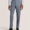 WINTER Soft Check Wool Modern Fit Suit Pants