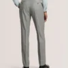 WINTER Soft Check Wool Modern Fit Suit Pants