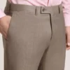 WINTER Subtle Check Modern Fit Wool Suit Pants