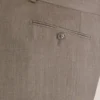 WINTER Subtle Check Modern Fit Wool Suit Pants