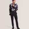 WRENIN Photographic Floral Print Long Sleeve Shirt