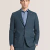 WRIGHT Glen Check Cotton Blend Suit Jacket