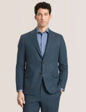 wright glen check cotton blend suit jacket 2 280x364 - WRIGHT Glen Check Cotton Blend Suit Jacket