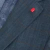 WRIGHT Glen Check Cotton Blend Suit Jacket