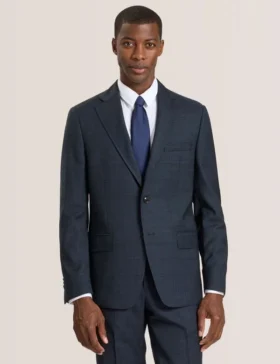 WRIGHT-PLAID Plaid Suit Jacket