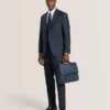 WRIGHT-PLAID Plaid Suit Jacket