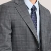 WRIGHT-PLAID Plaid Suit Jacket